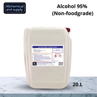 20L.แอลกอฮอล์95%(non-foodgrade) เอทิลแอลกอฮอล์ เอทานอล Ethyl alcohol95%(Ethanal)ขนาด 20ลิตร