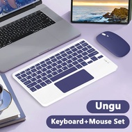 Wireless Keyboard Mouse Set Touch Keyboard Set Lightweight Portable For Notebook Laptop Desktop PC T