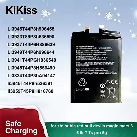 Battery li3945T44P8h526391 Li3949T44P6h996644 LI3923T89P8h636590 For Zte Nubia Red Bull Devils Magic