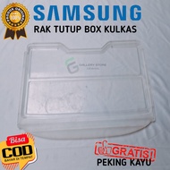 RAK KULKAS SAMSUNG TUTUP BOX SAYUR DAN BUAH KULKAS 2 PINTU BEKAS ORIGINAL