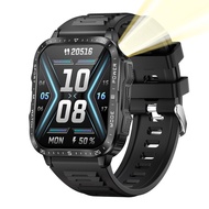 New 3ATM Waterproof Outdoor Flashlight Smart Watch Bluetooth Call KT79 Sports Watch Da Fit