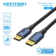 VENTION DP Cable Display Port Male To Male High Refresh Rate 8K 4k 1080p 144hz 165Hz