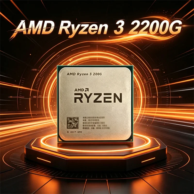 AMD | AMD Ryzen 3 2200G มือสอง R3 2200G 3.5 GHz Zen 0.014 Quad-Core Quad-Thread CPU YD2200C5M4MFB So