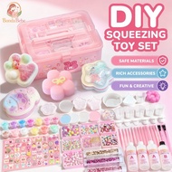 DIY Squishy Kit Silicone Cat Paw Stress Relief Toy Handmade Soft Mold Craft Gift Fidget Sensory
