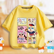 Fashion Cute Popmart Crybaby T-shirt Unisex Women Girls Casual Cotton Tee Shirt Cotton Short Sleeve 