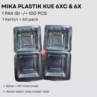 (1 PACK) Mica Cake Box Size 6XC 6X Contents 100pcs Food Grade