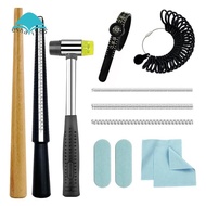 Ring Mandrel Ring Sizer Tool Ring Measurer with Quarter Sizes Finger Size Measuring Ring Shaper to F