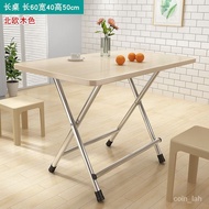 New in May!Folding Table Folding Dining Table Rental House Rental Dining Table Bedroom Dorm Household Dining Table Porta