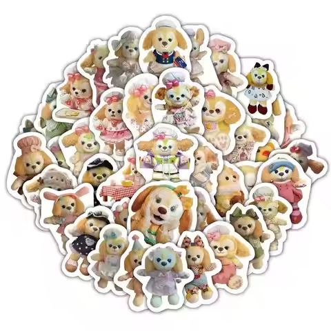 60pcs kawaii Cookie Ann Stickers - Adorable Duffy Friend Decor for Phones, Notebooks & Gifts, Perfec