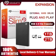 Seagate original external hard drive slim 1TB 2TB USB3.0 Hard Drive Hard Disk for PC laptop Windows