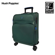 Hush Puppies Soft Case Ultra-Lightweight Double-Zipper 20-inch Expandable Anti-Theft Hardcase Luggag