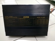 แอมป์รถยนต์ ADX SX-4000 made in USA  2CH เทคโนโลยีนำเข้าUSAแท้ เสียงเทพระดับท็อปหายาก ขับกลางอิ่มเสียงเพราะใสเนียบกริบ ขับซับก็แรงมันส์สะใจ เบสลอยได้อรรถรส