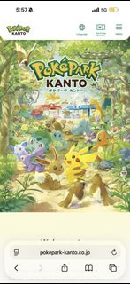 放/換 Pokemon park PokéPark KANTO  主題公園門票 18/8