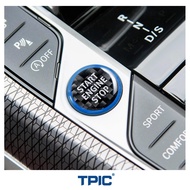 TPIC Engine Start Stop Button Cover Sticker for BMW G20 G29 G22 G28 G05 G18 G06 G07 3 4 X5 X3 X6 Z4 