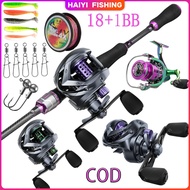 HAIYI FISHING Malaysia Spot joran casting casting set  pancing casting 1 set mancing casting 1 set m