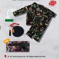 Baju Seragam Harian Brimob Loreng - Baju Polisi anak Baju Brimob anak