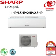 [ Lowest Price ] Sharp R32 Inverter Air Conditioner Self-Cleaning 1.0HP /1.5HP /2.0 HP /2.5 HP DCD