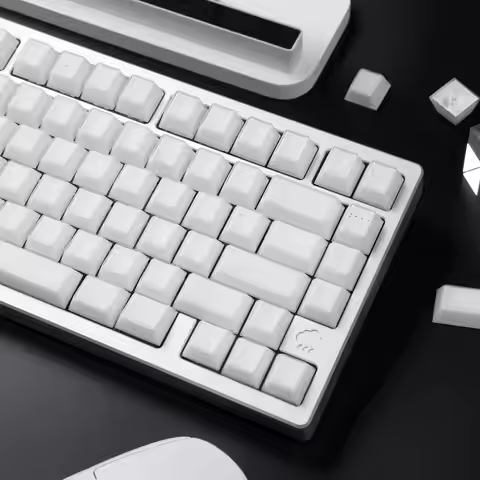 Aifei X-ray Keycaps 114 Keys white Translucent ABS Double shot keycaps cherry keycaps set for MX Swi