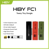 HiBy FC1 Type-C USB DAC Headphone AMP HiFi Audio Decoder Dongle 3.5mm Output PCM384kHz/32bit CS46L41