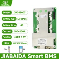 JBD Smart BMS 100A 150A 200A Discharge Lifepo4 4S 12V BMS Bluetooth Balance Uart Jiabaida BMS