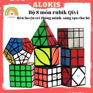 Rubik 4x4 3x3 2x2 Rubik Megaminx PyranminxSkewb Ivy Cube Mirror Có Sách HDSD- Bộ 8 Món Là Quà Tặng C