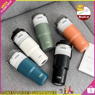 Tyeso Tumbler Handle 600/750/900/1050/1200ml Stainless Steel Double Layer Insulated Thermos Flask Wa