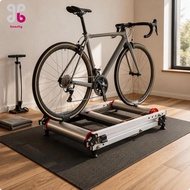 Baosity Indoor Bike Rollers Adjustable Length Indoor Bike Roller Cycling Training Platform Roller Wi