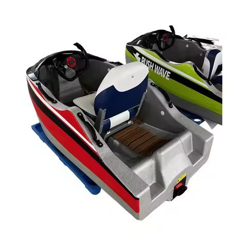 Mini Electric Racing Kart Jet Motorcycle Water Sports and Fishing 1200W 5-10km/h 2.5m