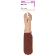 Diane 2-Sided Foot File – Smoother Feet and Callus Remover for Men and Women –Wood Handle – 10” x 2 