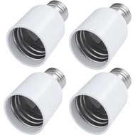 4 Pack Medium Base E26 to E39 Mogul Socket Adapter Standard E26 Screw to E39 Lamp Bulb Light Socket 