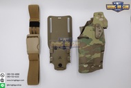 ซองพกนอกปลดนิ้วโป้ง Glock + ไฟฉาย (ซอง 6354DO) (6354 DO) (Glock 17 + X300) มีทั้งรุ่นมือขวา และ มือซ
