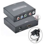 YPbPr to HDMI Converter, Component to HDMI Converter, RGB to HDMI Converter Support 4K HDMI V1.4 Aud