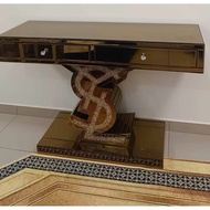 [PREORDER] DIAMOND CONSOLE TABLE WITH DRAWER MEJA KONSOLE KONSOL BERLACI