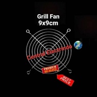 Grill Fan Cover Iron Fan 9x9cm.