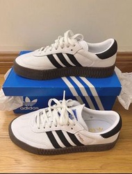 adidas originals Sambarose 增高  黑白