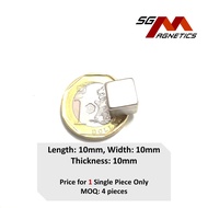 SG 10x10x10mm N35 N50 Magnet Neodymium Cube Cubes Strong Office Art Craft Science 10x10x10 1x1x1cm 1