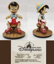 绝版收藏品：香港迪士尼樂園 Pinocchio 皮諾丘公仔擺設.高12cm（頭.腳擺動）