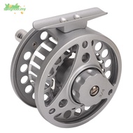 SOLIGHTER Fly Fishing Reel, Left Right Handed Silver Full Metal Fly Reel, Durable Aluminum Alloy 3/4