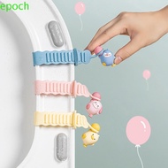 EPOCH Toilet Lid Opener, Anti-dirty Self-Adhesive Toilet Lid Lifter, Cute Cartoon Animals Avoid Touching Animal Shape Toilet Lifting Device Water Closet