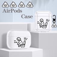 Transparent compatible AirPods 3 case for toilet compatible AirPods(3rd ) 2021 new compatible AirPods3 headphone protective case 3rd case for compatible AirPodsPro case compatible AirPods2gen case