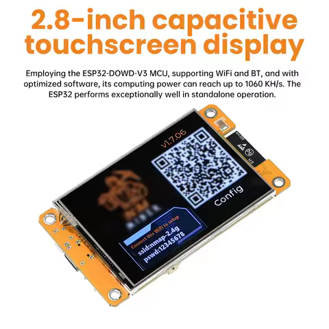 ESP32 OLED Screen Module 1060KH/s 2.8" Touchscreen WIFI&Bluetooth Development Board Visual Interface