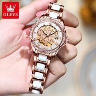 Swiss Official Genuine Armani Watch Armani New Style Hollow Automatic Mechanical Watch Live Broadcas