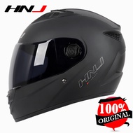 🏍️HNJ Full Face Helmet Motor Motorcycle Murah Sunburn Protection COD