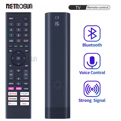 New Voice Remote ERF3A80(0012) for Hisense 4K UHD Smart TV 43A6G 50A6G 55A6G 60A6G 65A6G 70A6G 75A6G