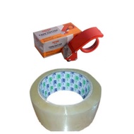 (1 set)Tape dispenser/ tape, tape dispenser, brown duct tape, clear duct tape,/ duct tape and duct t