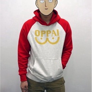 One Punch man เสื้อกันหนาว มีฮู้ดแบบสวม ลายคอสเพลย์ไซตามะ Oppai hoodie
