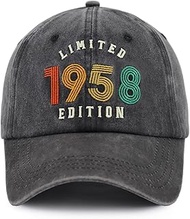 60th 61th 62th 63th 64th 65th 66th 67th 68th 69th Hats Birthday Gifts for Men Women