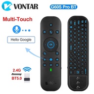 【Worth-Buy】 G60s Pro Bt Air Mouse With 2.4g Bt5.0 Dual Mode Google Voice Assistant Remote Control And Wireless Keyboard For Tv Box