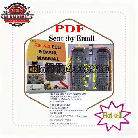 2026 hot sell ECU Repair Manual English E-Book PDF Car Diagnostic Teaching EPROM Testing Programming