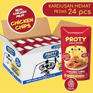 PROTY 24 pcs Spicy Chicken Chips